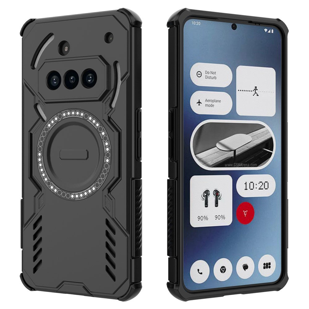 MagSafe futrola za Nothing Phone (3a), Techsuit, ArmorMag, Crna