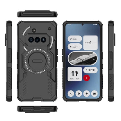 MagSafe futrola za Nothing Phone (3a), Techsuit, ArmorMag, Crna