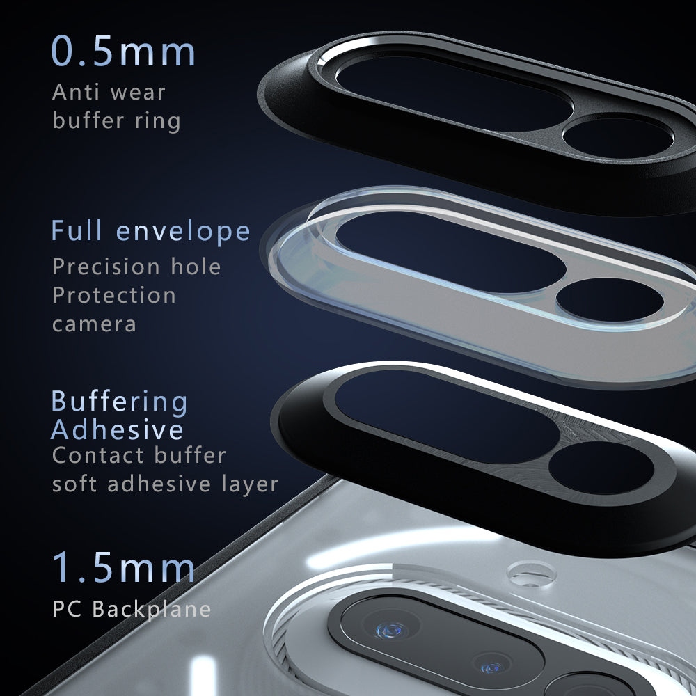MagSafe futrola za Nothing Phone (3a), Techsuit, PureFrost, Crna