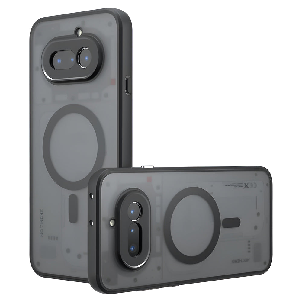 MagSafe futrola za Nothing Phone (4a), Techsuit, PureFrost, Crna Satenska
