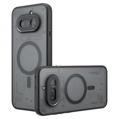 MagSafe futrola za Nothing Phone (4a), Techsuit, PureFrost, Crna Satenska
