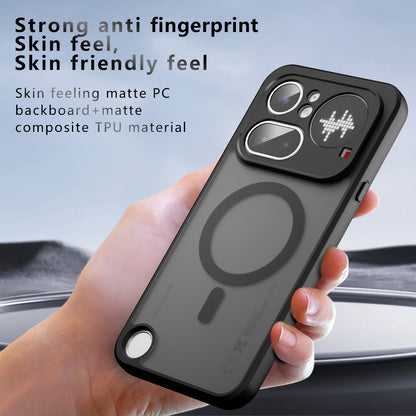 MagSafe futrola za Nothing Phone (4b), Techsuit, PureFrost, Crna Satenska