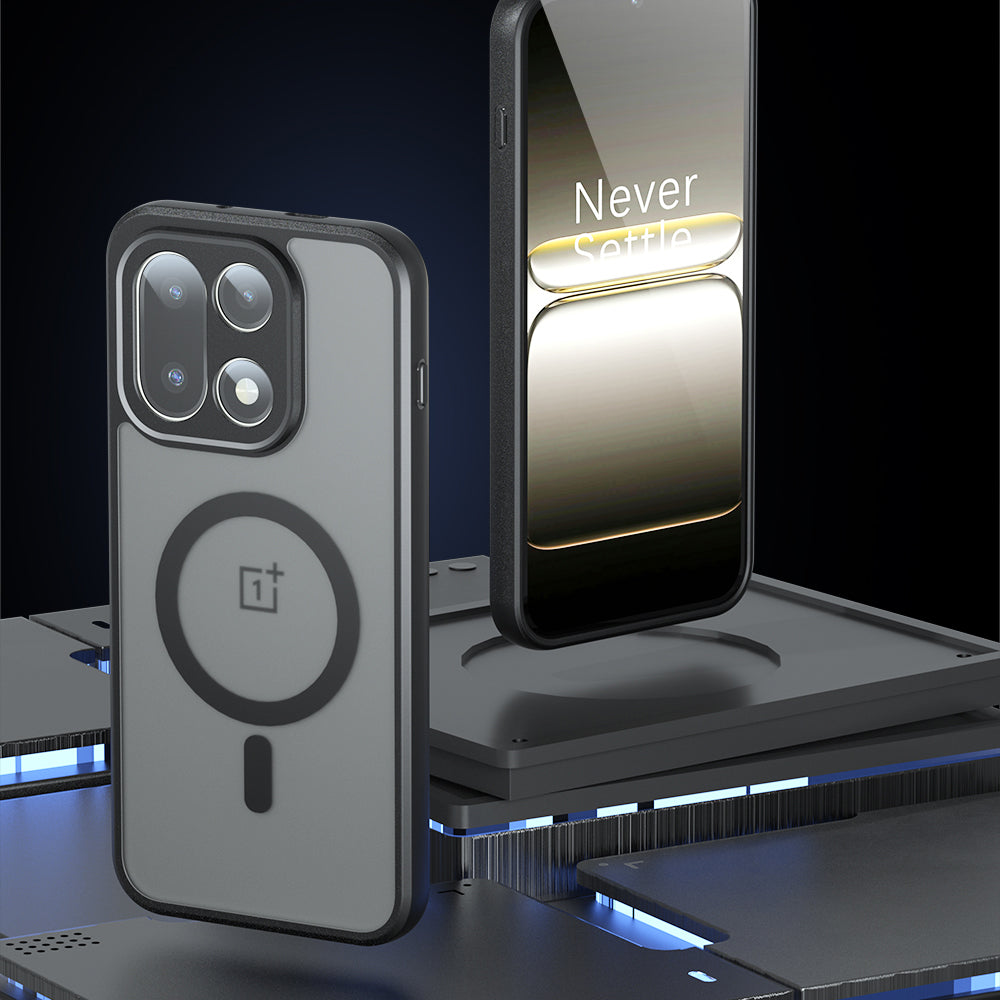 Futrola MagSafe za OnePlus 15, Techsuit, PureFrost, Satin Crna