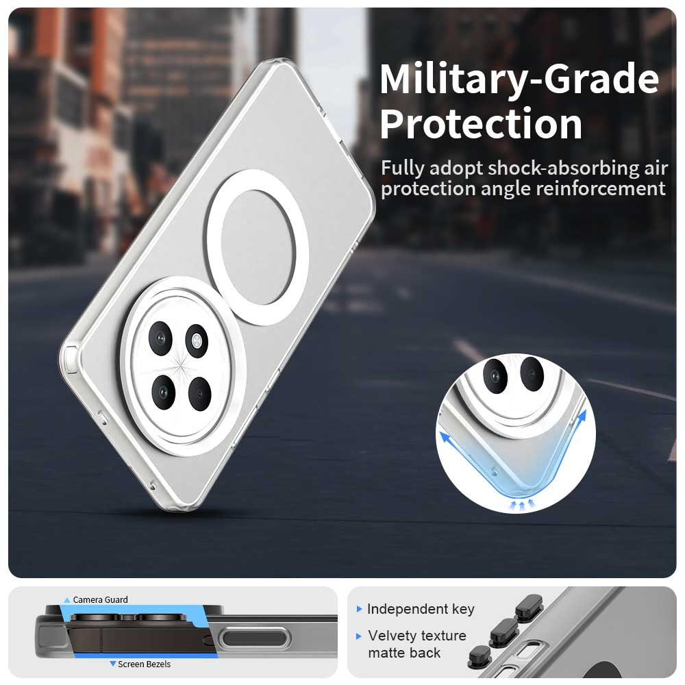 MagSafe futrola za Oppo A3 4G / A3 5G, Techsuit, CandyCase, Bijela
