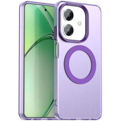 MagSafe maska za Oppo A3 4G / A3 5G, Techsuit, CandyCase, Ljubičasta