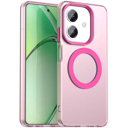 MagSafe maska za Oppo A3 4G / A3 5G, Techsuit, CandyCase, Roza