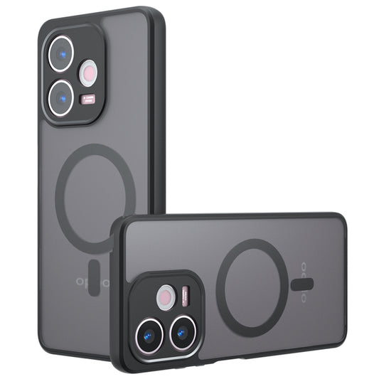 MagSafe maska za Oppo A5 Pro 4G / A5 Pro, Techsuit, PureFrost, Crna