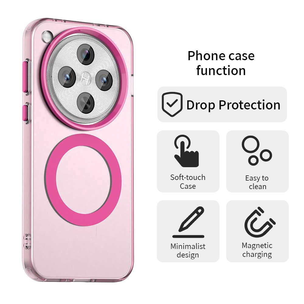 MagSafe maska za Oppo Find X8 Pro, Techsuit, CandyCase, Roza
