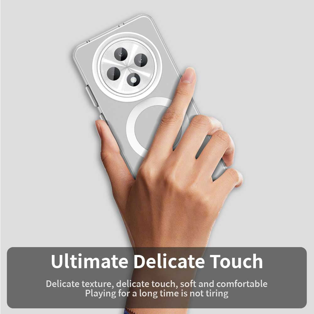 MagSafe maska za Oppo Reno12 FS 5G / Reno12 FS 4G / Reno12 F 4G / Reno12 F, Techsuit, CandyCase, Bijela