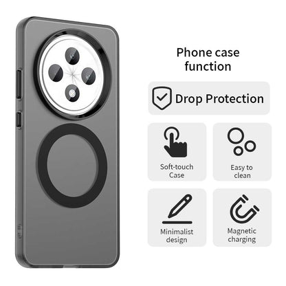 MagSafe maska za Oppo Reno12 FS 5G / Reno12 FS 4G / Reno12 F 4G, Techsuit, CandyCase, Crna