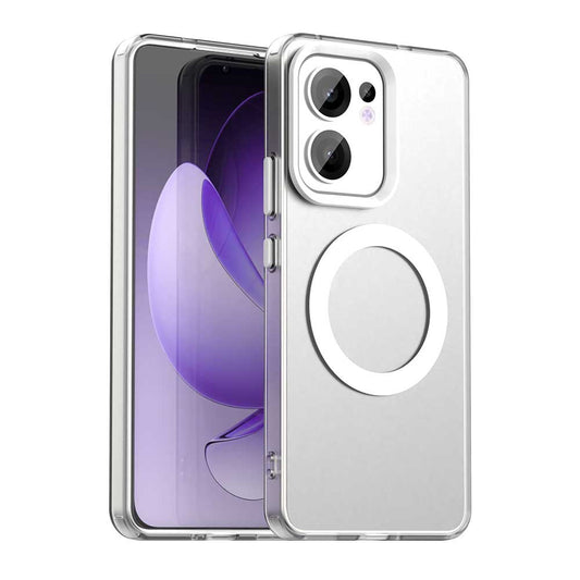 MagSafe futrola za Oppo Reno13 FS 5G / Reno13 F 4G / Reno13 F, Techsuit, CandyCase, Bijela
