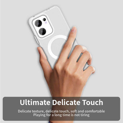 MagSafe futrola za Oppo Reno13 FS 5G / Reno13 F 4G / Reno13 F, Techsuit, CandyCase, Bijela