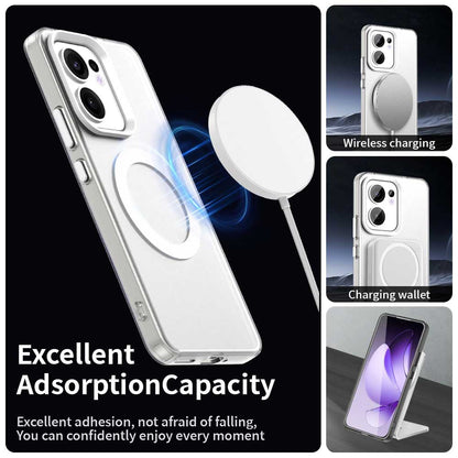 MagSafe futrola za Oppo Reno13 FS 5G / Reno13 F 4G / Reno13 F, Techsuit, CandyCase, Bijela