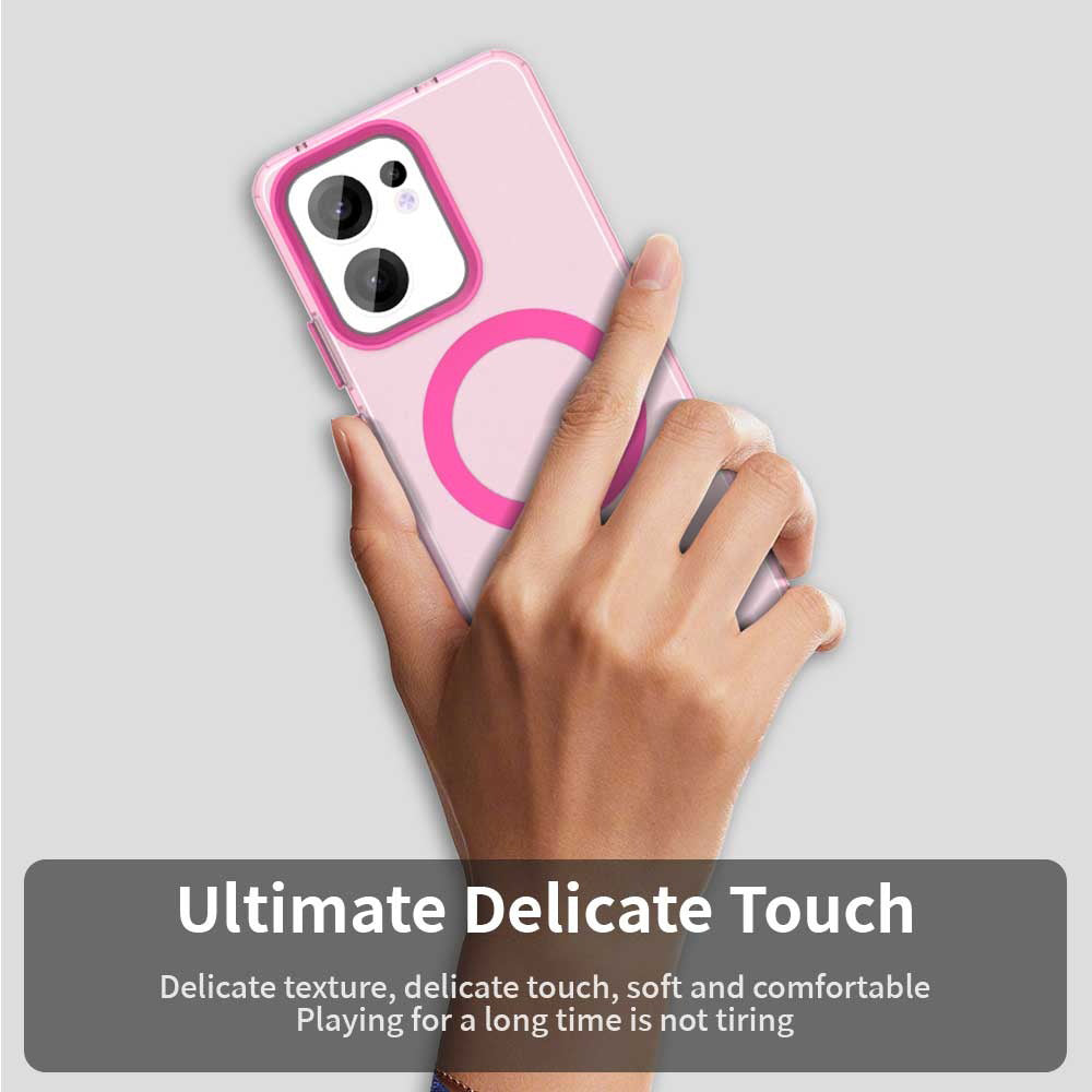 MagSafe futrola za Oppo Reno13 FS 5G / Reno13 F 4G / Reno13 F, Techsuit, CandyCase, Roza