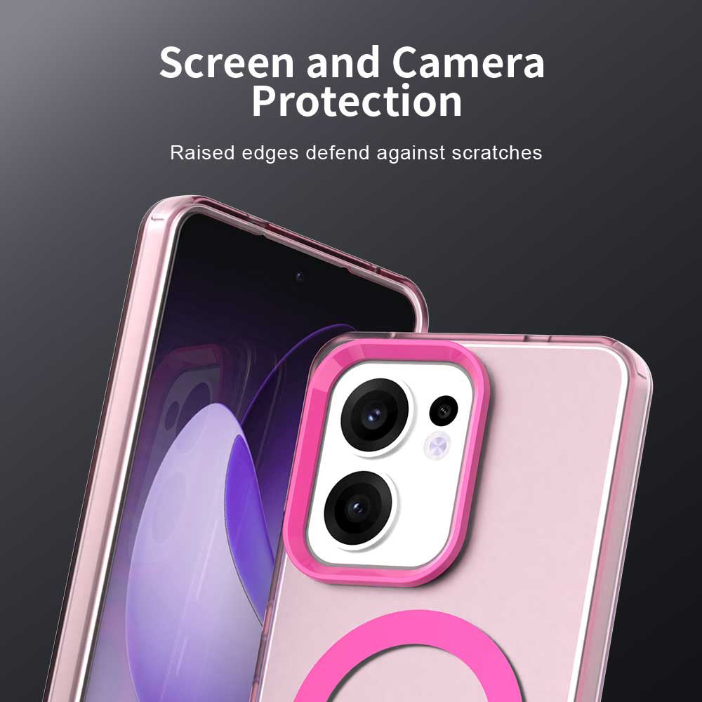MagSafe futrola za Oppo Reno13 FS 5G / Reno13 F 4G / Reno13 F, Techsuit, CandyCase, Roza