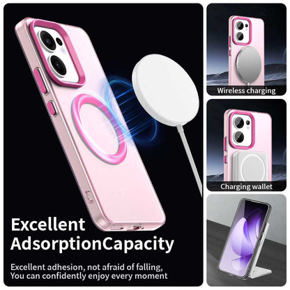 MagSafe futrola za Oppo Reno13 FS 5G / Reno13 F 4G / Reno13 F, Techsuit, CandyCase, Roza