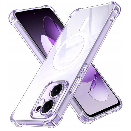 MagSafe futrola za Oppo Reno13 FS 5G / Reno13 F 4G / Reno13 F, Techsuit, Otporna na udarce, Prozirna