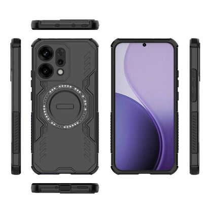 MagSafe maska za Oppo Reno14, Techsuit, ArmorMag, Crna