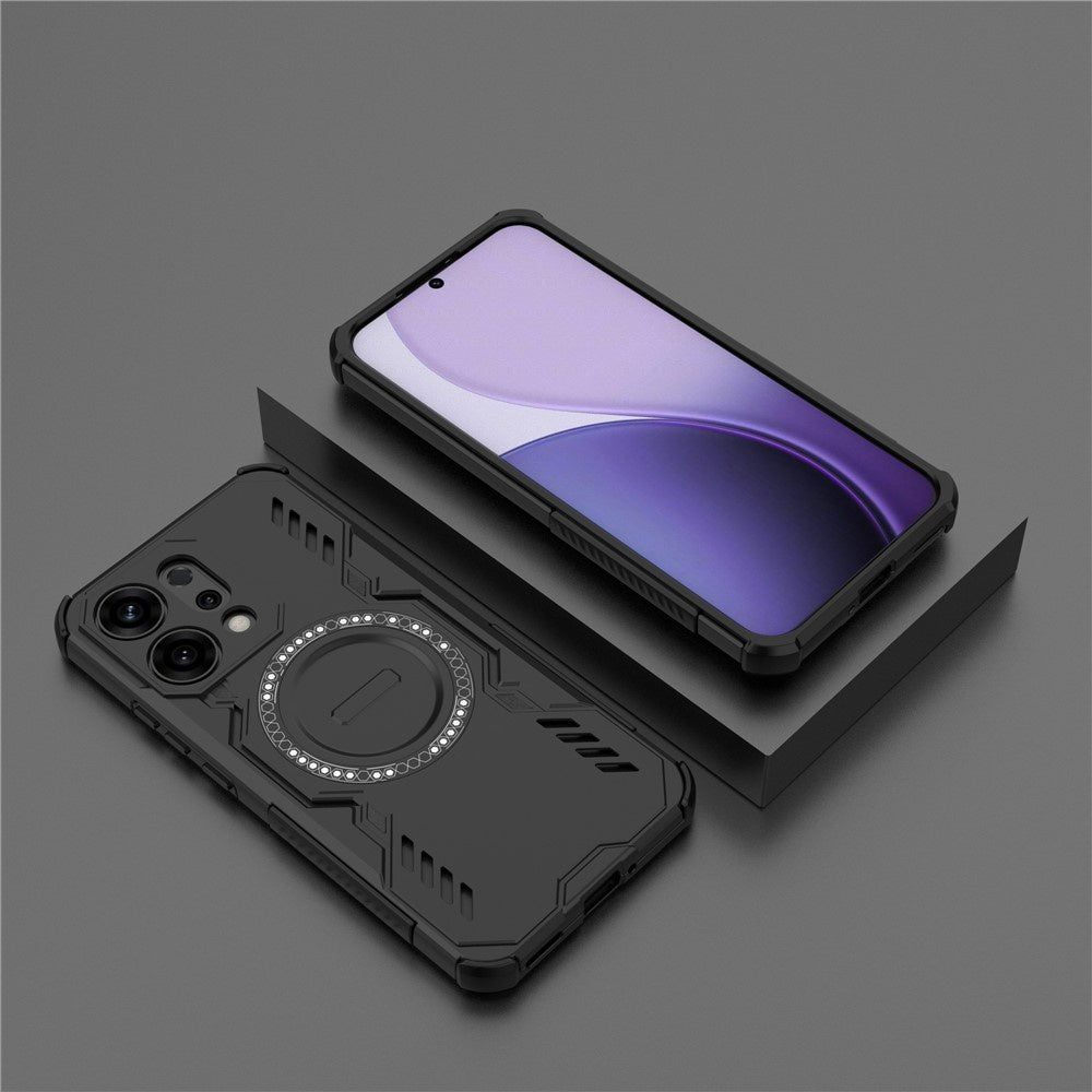 MagSafe maska za Oppo Reno14, Techsuit, ArmorMag, Crna