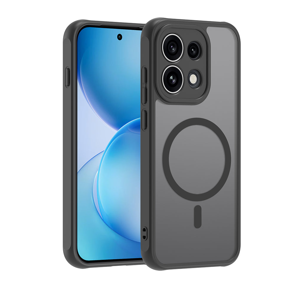 MagSafe futrola za Oppo Reno16 Pro, Techsuit, HaloFrost II, Crna