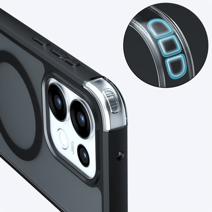 MagSafe futrola za Oppo Reno16 Pro, Techsuit, PureFrost, Crna Satenska