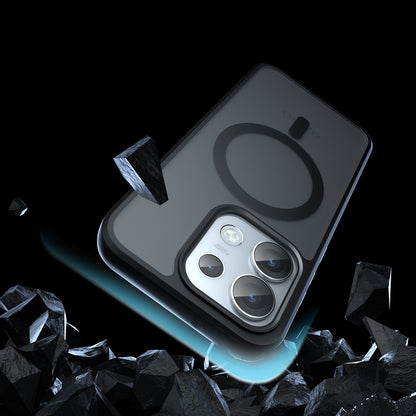 MagSafe futrola za Oppo Reno16, Techsuit, PureFrost, Crna Satenska