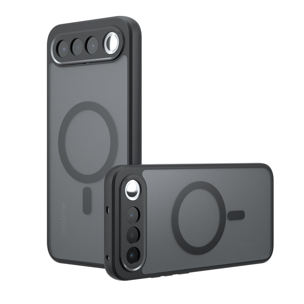 MagSafe futrola za Realme 16, Techsuit, PureFrost, Crna Satenska