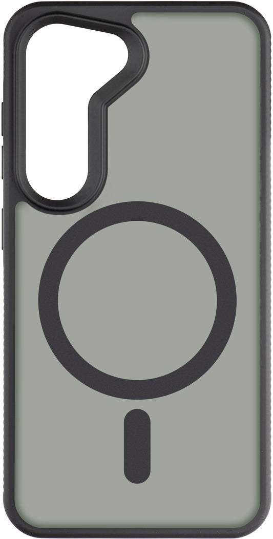 Futrola MagSafe za Samsung Galaxy S24 S921, 3MK, Smoke MagCase, Crna