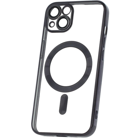 MagSafe maska za Samsung Galaxy A26 A266, OEM, Color Chrome Mag, Crna