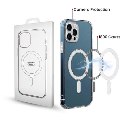 MagSafe maska za Samsung Galaxy A57 5G, OEM, 1800 Gauss, Prozirna