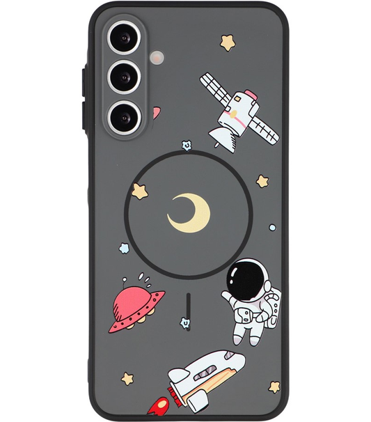 MagSafe futrola za Samsung Galaxy S26 Ultra S948, OEM, Cartoon Astronaut, Siva