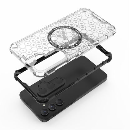 MagSafe maska za Samsung Galaxy A26 A266, Techsuit, HoneyComb Shield, Plava