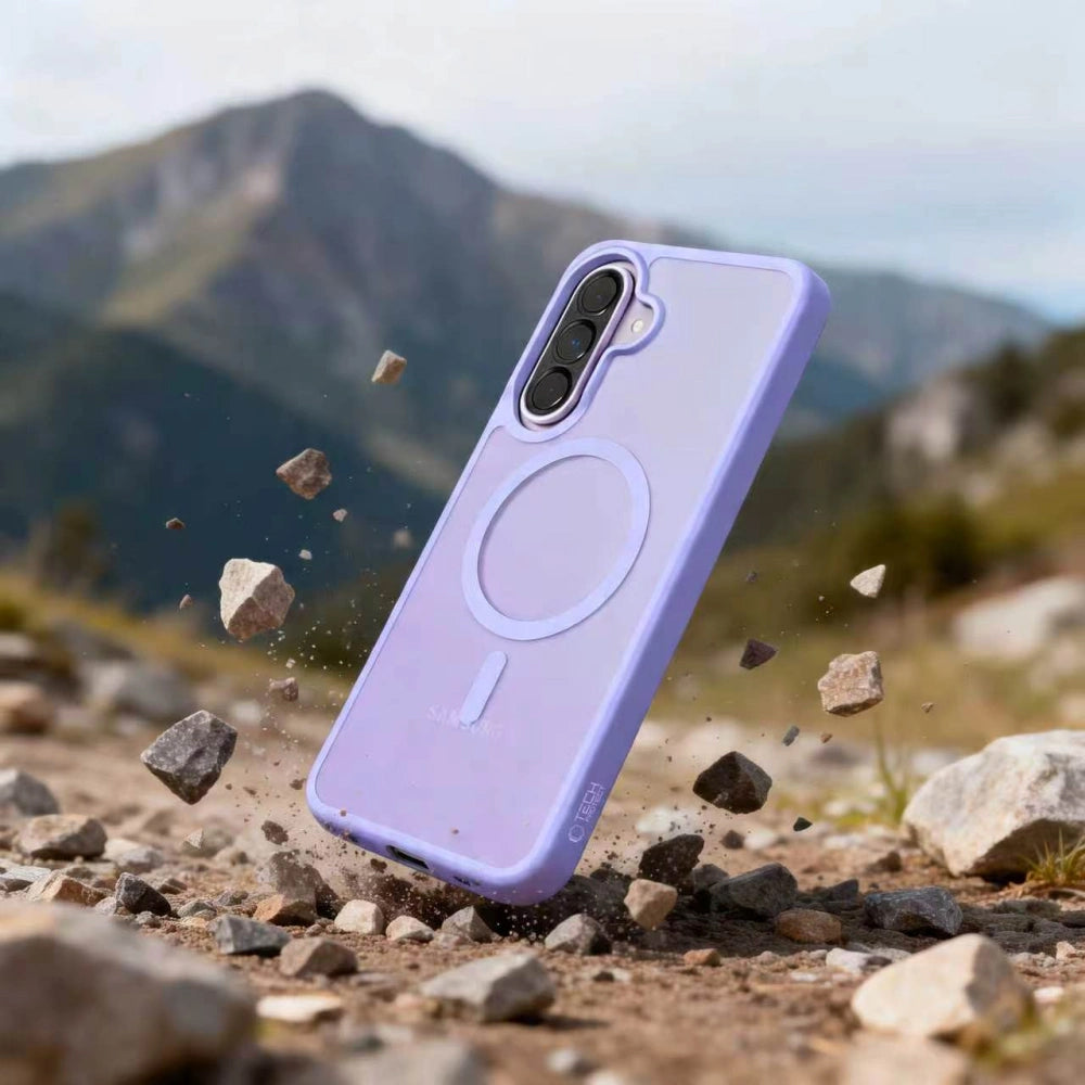 MagSafe futrola za Samsung Galaxy A57 5G, Tech-Protect, Magmat, Mat Ljubičasta