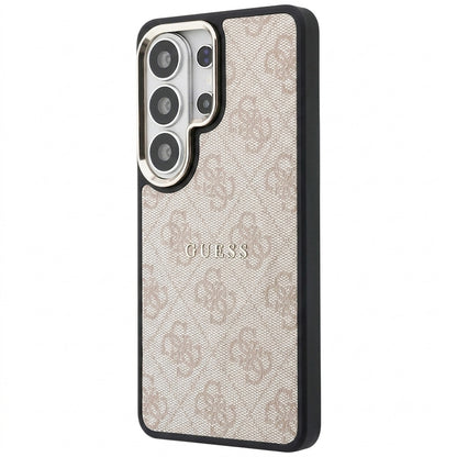 MagSafe futrola za Samsung Galaxy S26 Ultra S948, Guess, 4G Embossed Ring, Roza