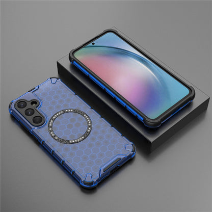 MagSafe maska za Samsung Galaxy A26 A266, Techsuit, HoneyComb Shield, Plava