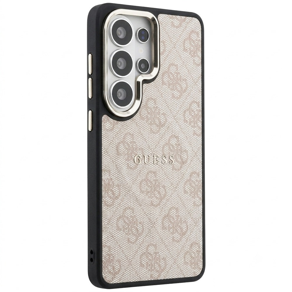 MagSafe futrola za Samsung Galaxy S26 Ultra S948, Guess, 4G Embossed Ring, Roza