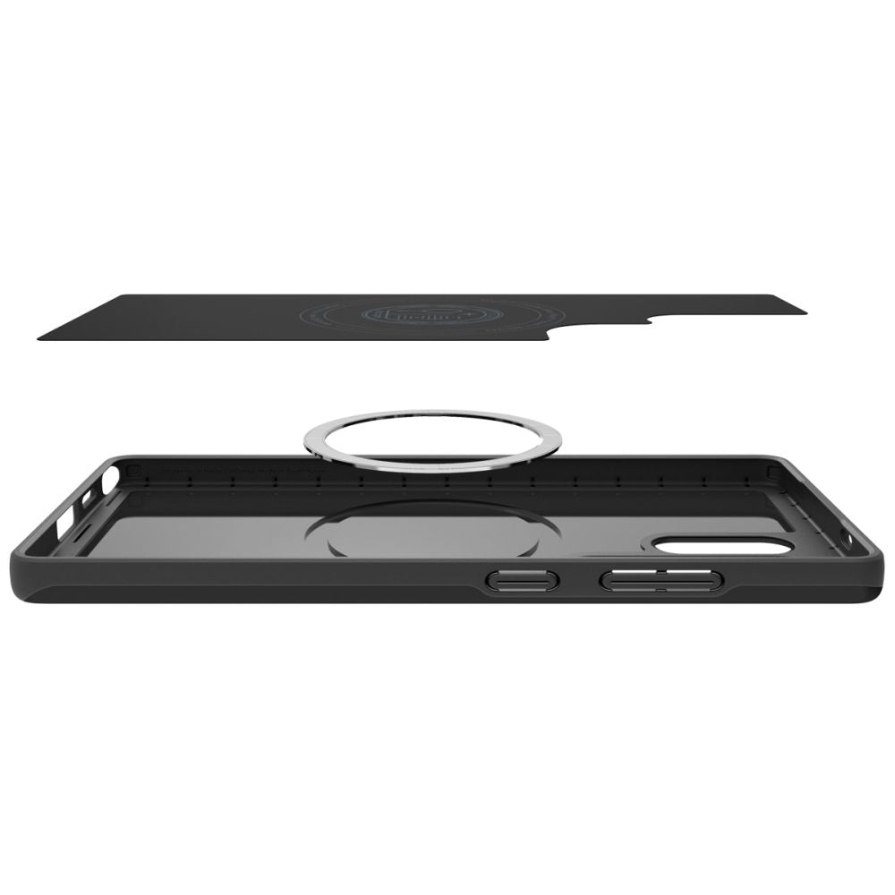 MagSafe maska za Samsung Galaxy S25 Ultra S938, Spigen, Thin Fit, Crna ACS08946