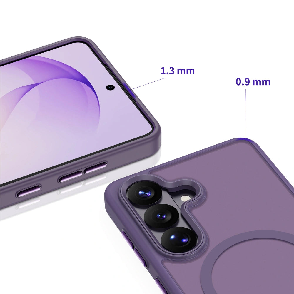 MagSafe futrola za Samsung Galaxy S26 S942, Tech-Protect, Magmat, Mat Ljubičasta