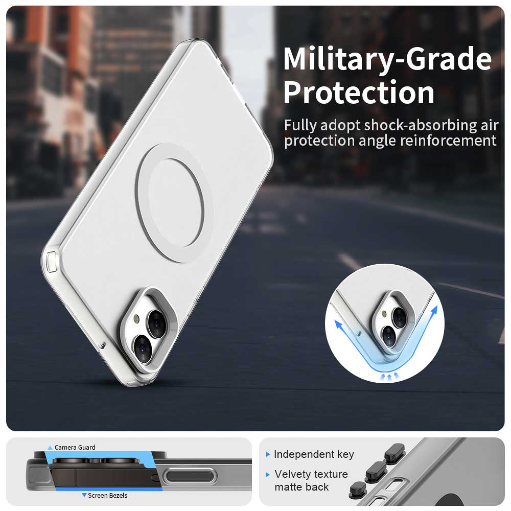 MagSafe futrola za Samsung Galaxy A05 A055, Techsuit, CandyCase, Bijela
