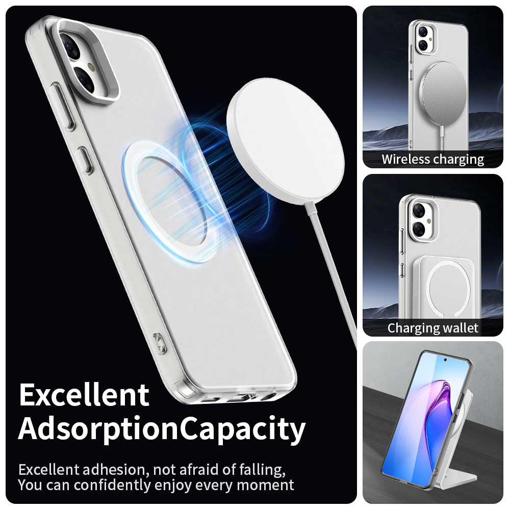 MagSafe futrola za Samsung Galaxy A05 A055, Techsuit, CandyCase, Bijela