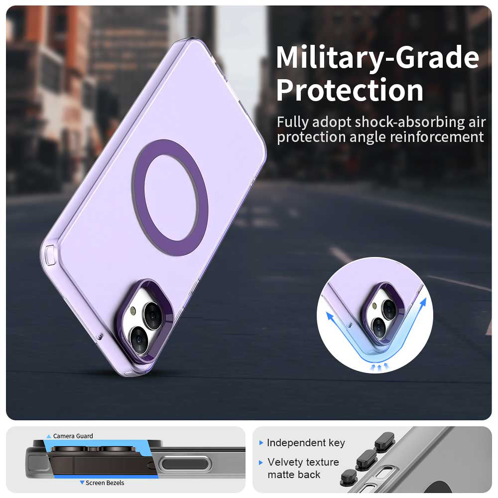 MagSafe maska za Samsung Galaxy A05 A055, Techsuit, CandyCase, Ljubičasta