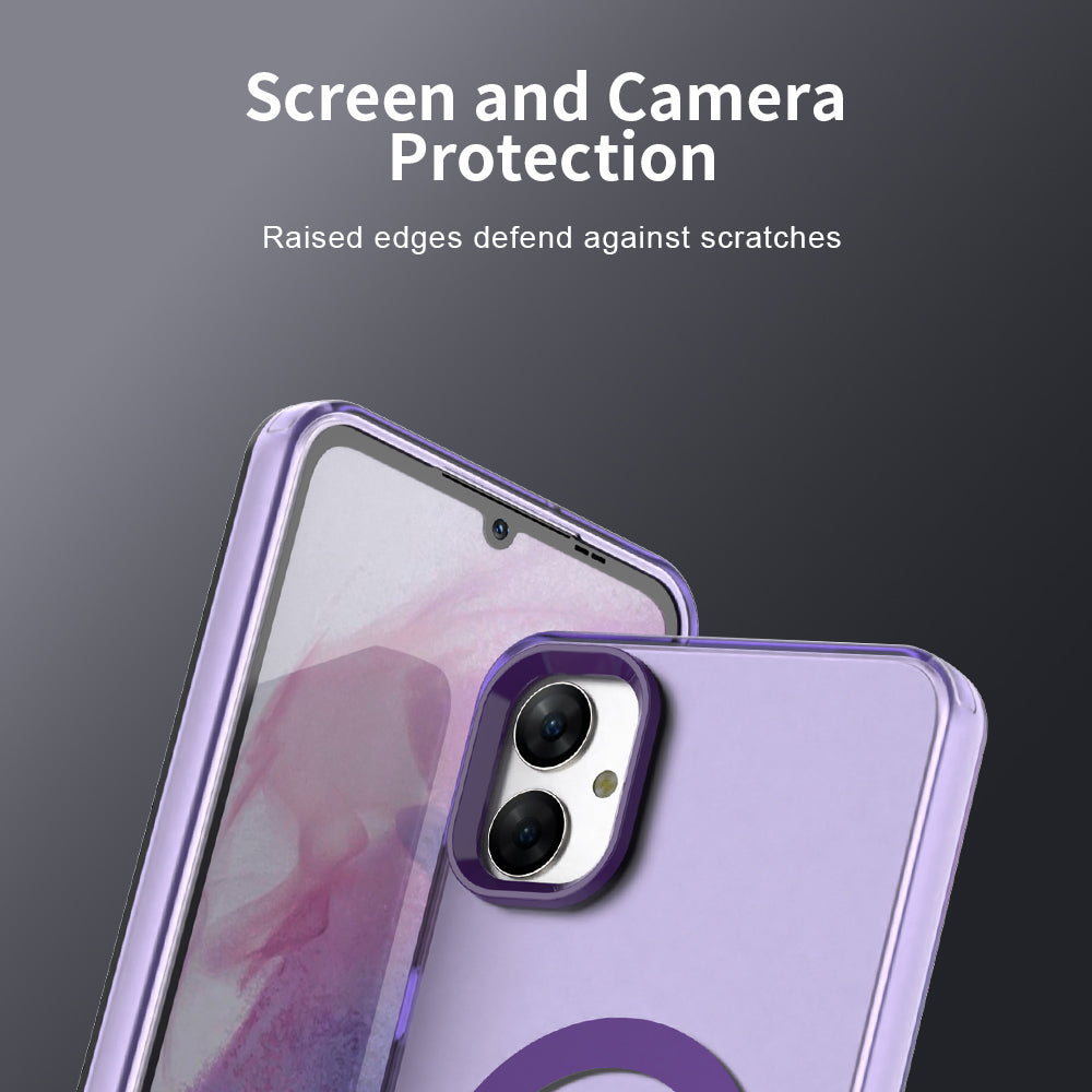 MagSafe maska za Samsung Galaxy A05 A055, Techsuit, CandyCase, Ljubičasta