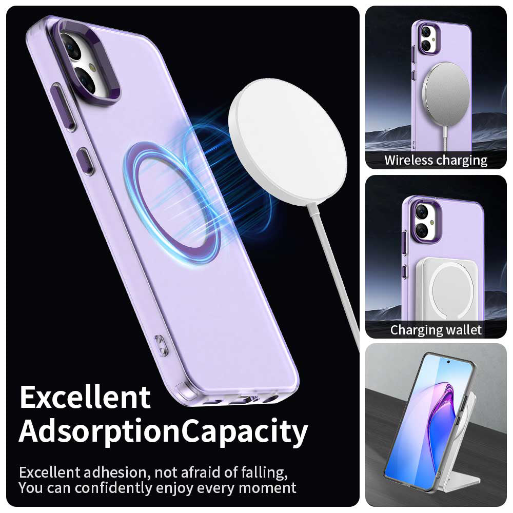 MagSafe maska za Samsung Galaxy A05 A055, Techsuit, CandyCase, Ljubičasta