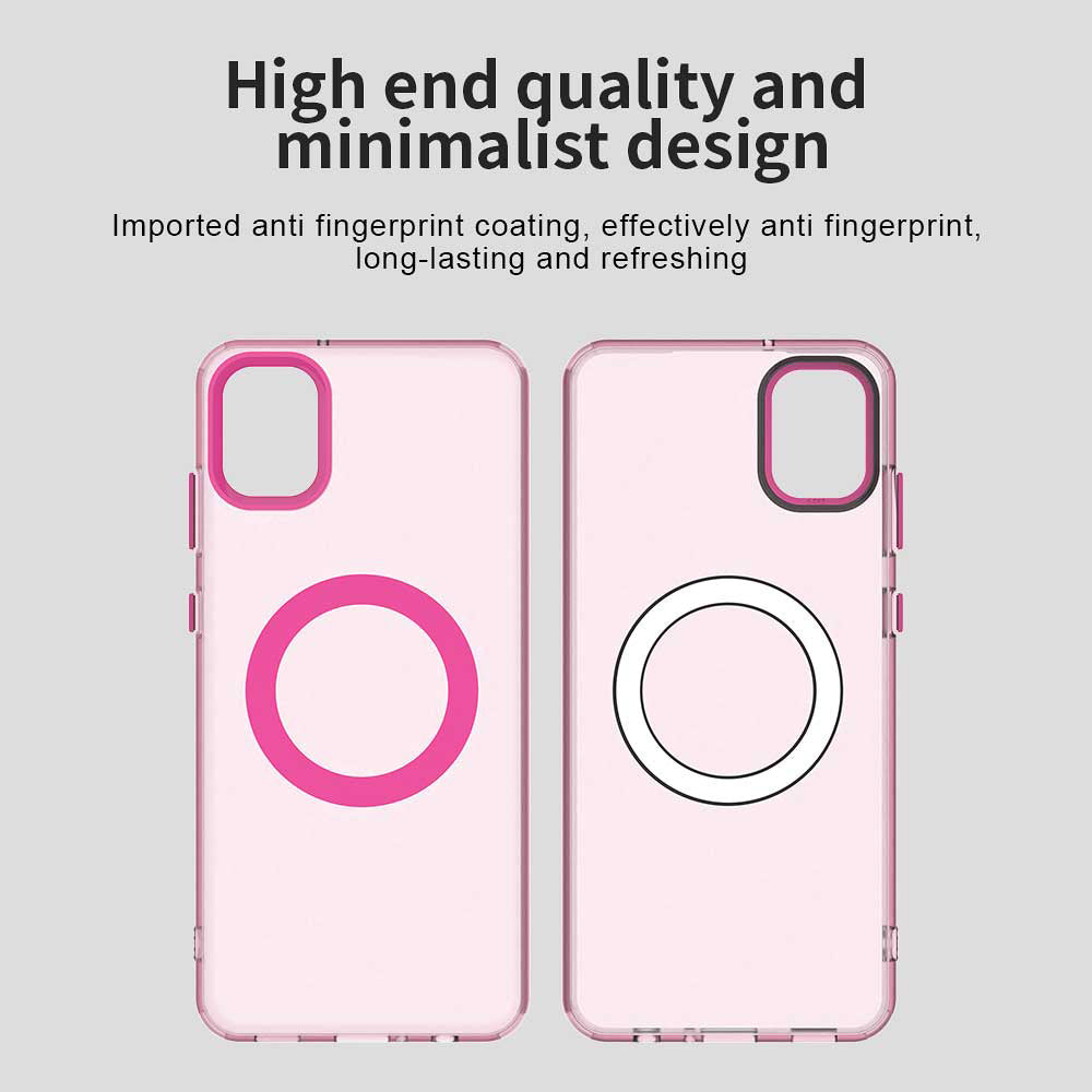 MagSafe futrola za Samsung Galaxy A05 A055, Techsuit, CandyCase, Roza
