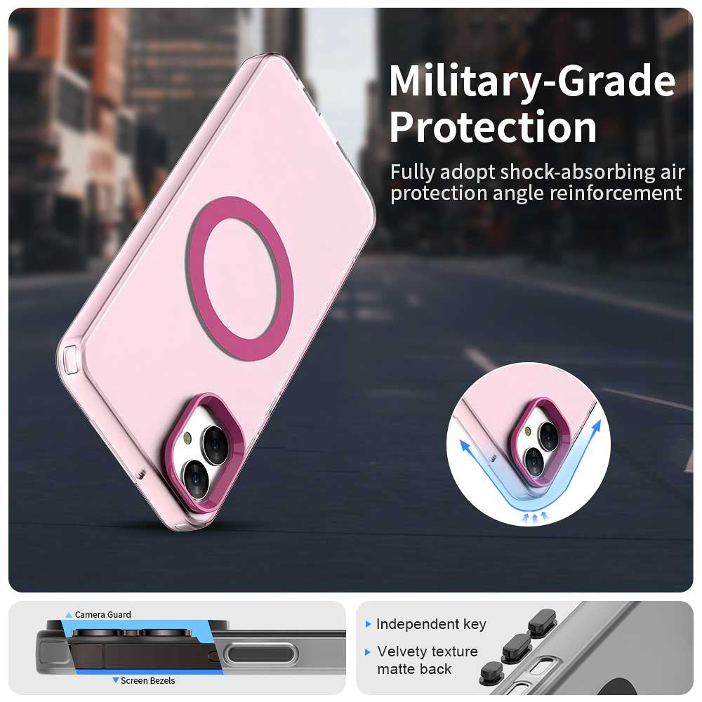 MagSafe futrola za Samsung Galaxy A05 A055, Techsuit, CandyCase, Roza