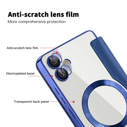 MagSafe futrola za Samsung Galaxy A05 A055, Techsuit, SmartMag Book, Plava