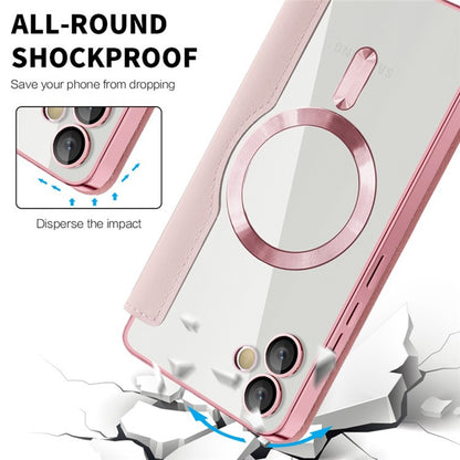 MagSafe futrola za Samsung Galaxy A05 A055, Techsuit, SmartMag Book, Roza