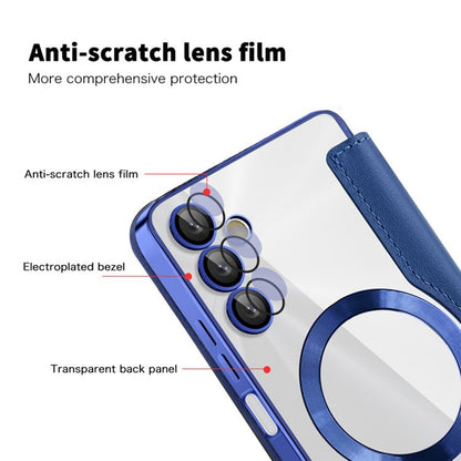 MagSafe futrola za Samsung Galaxy A05s A057, Techsuit, SmartMag Book, Plava