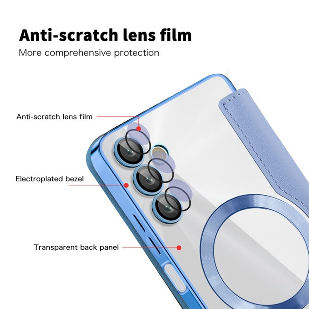 MagSafe futrola za Samsung Galaxy A05s A057, Techsuit, SmartMag Book, Plava
