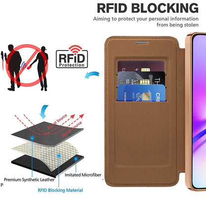 MagSafe futrola za Samsung Galaxy A05s A057, Techsuit, SmartMag Book, Smeđa